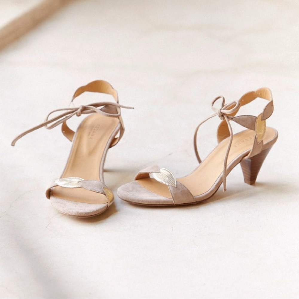 Sézane Scarlett low heel sandals